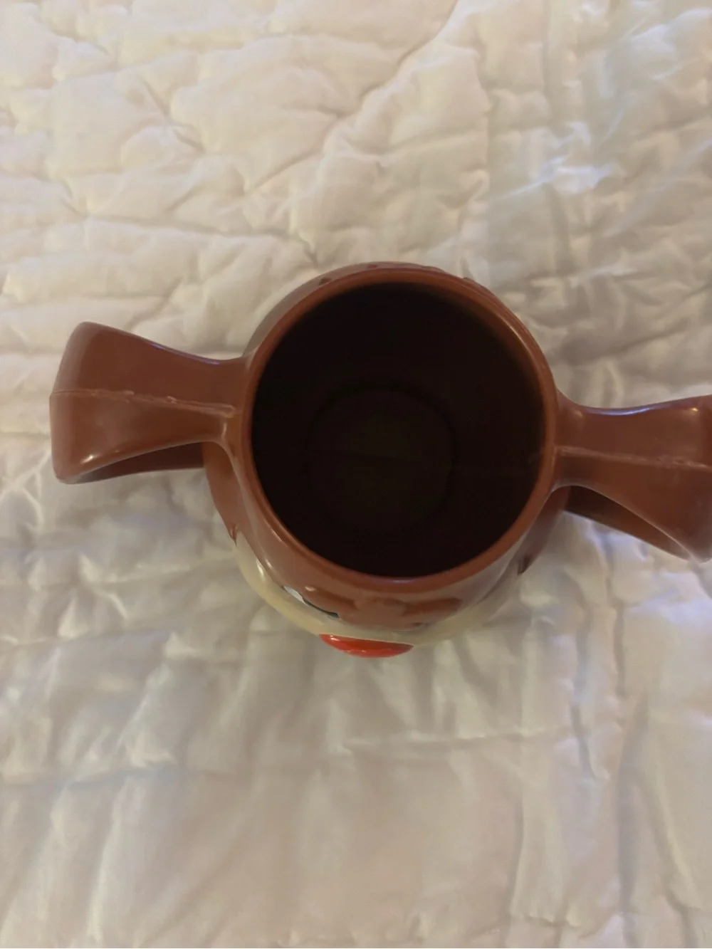 Vintage Nestle Quick Bunny Mug with Ears and Smile